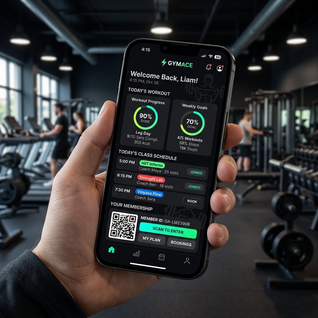 App móvil personalizada para socios de gimnasio Gym Control